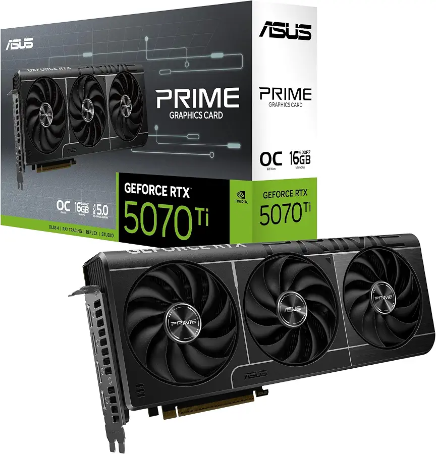 ASUS Prime GeForce RTX 5070 Ti OC 16GB GDDR7