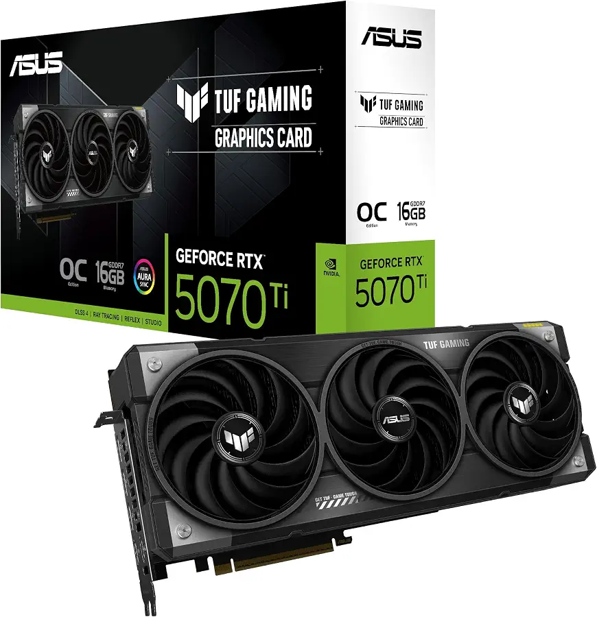 ASUS TUF Gaming GeForce RTX 5070 Ti 16GB GDDR7 OC