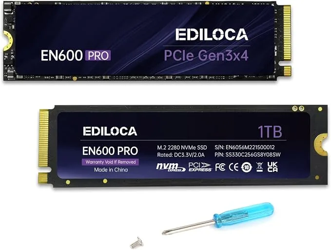 Ediloca EN600 PRO 1TB NVMe PCIe Gen3
